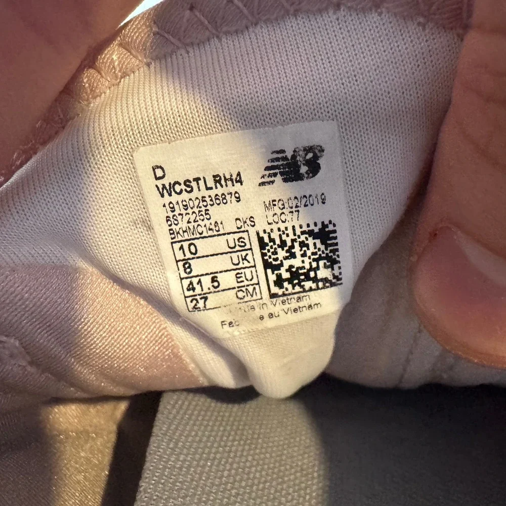 New Balance FuelCore Coast v4 Womens 10 Pink Grey Running Shoes WCSTLRH4